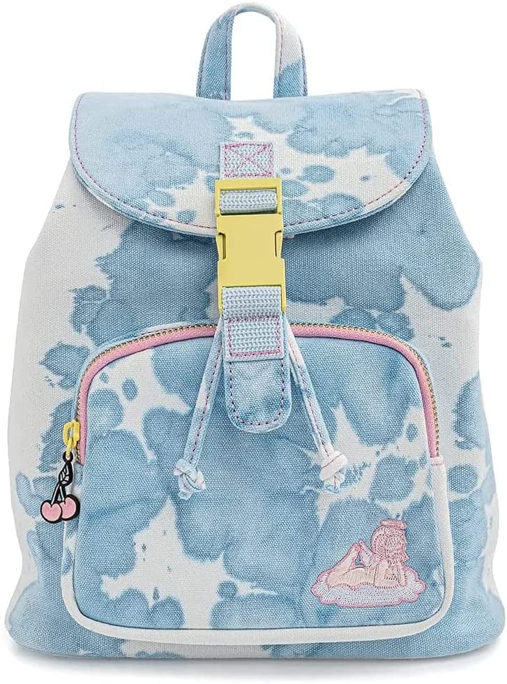 Loungefly Valfre Lucy Blue Acid Wash Denim Backpack