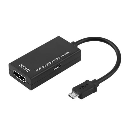 jeg fandt det justere Ligegyldighed Mini Micro USB To HDMI Adapter Converter Cable Male To Female Adapter Cable  | Walmart Canada