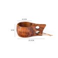 thumbnail image 3 of Lilixerw 240ml Wooden Cup,Traditional Nordic Camping Coffee Mug,Hiking Cup,Portable Wood Mug,for Coffee,Tea and Milk, 3 of 4