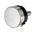 thumbnail image 3 of Uxcell 1K Ohm Variable Resistors Single Turn Rotary Carbon Film Potentiometer 2packs, 3 of 5