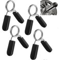 thumbnail image 1 of Spring Clip Collars, 1 inch (25 mm) for Smooth Dumbbell Handle or Standard Weightlifting Barbell (Pack of 4), 1 of 5