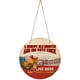 thumbnail image 3 of Letrero Navideño Redondo de Madera | Diseño de Gallo Viejo y Pollito | Material de Pvc de 30 X 30 Cm | Decoración Festiva de Pared para El Hogar, La Oficina, El Baño, Fiestas y Celebraciones Navideña, 3 of 6