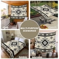 thumbnail image 6 of Brown Aztecs Large Tapestry for Bedroom Wall Hanging Tapestry,Southwestern Stripe Native American Boho Ceiling Backdrop Tapestries Poster Blanket Wall Decor for Teens Room Living Room Dorm 100" x 59", 6 of 8