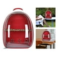 thumbnail image 4 of Bird Carrying Bag Cage Parrot Pet Backpack Aircraft Approved Carrying Bag for Red, 4 of 6