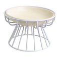 thumbnail image 3 of Elevated Cat Feeder Bowl Ceramic Dish Iron Rack Anti Slip Multipurpose Accessory B, 3 of 9