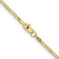 thumbnail image 3 of Primal Gold 10 Karat Yellow Gold 1.75mm Polished Figaro Chain, 3 of 4