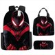 thumbnail image 1 of 3 unids/set estudiantes serie Spiderman mochila estuche para lápices bolsa de almuerzo superhéroe niños colchón de aire arnés impermeable mochilas escolares hola suerte unisex, 1 of 2