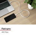 thumbnail image 3 of Staples TECH USB-C to USB-C Charging Cable 3.3 ft. 480 Mbps White (ST62334), 3 of 7