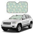 thumbnail image 4 of Bingfone Floral Daisy Car Windshield Sunshade,Sun Foldable Sun Shield Sun Visor for Car - Small, 4 of 8