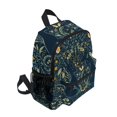 thumbnail image 2 of FORMRS School Backpack with Front Zippered Pocket 12" Student Travel Daypack, Shadowy Forest Pattern, 2 of 6