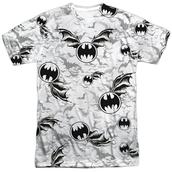 Batman Men's Bat Flight Sublimation T-shirt White