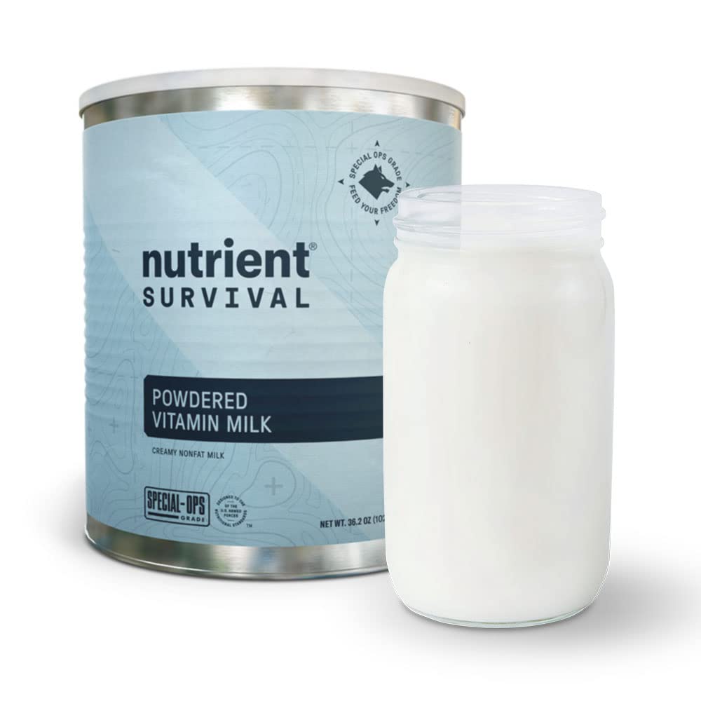 Nutrient Survival Powdered Vitamin Milk Nonperishable 10 Can 25