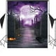 thumbnail image 4 of Advancent Fondo fotográfico de tela, decoración de Halloween, tamaño grande, estampado transparente, sesiones fotográficas espeluznantes, Kits de decoración para fiestas, 4 of 6