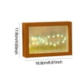 thumbnail image 4 of Marco de fotos Tulipán Luz ambiental Adornos Simulación Tulipán Luz Regalo Decoración para el hogar Likrtyny Para estrenar, 4 of 4