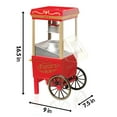 thumbnail image 4 of Nostalgia 12 Cup Vintage Hot-Air Tabletop Popcorn Maker, Red, OFP501, 4 of 5