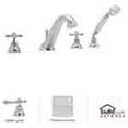 thumbnail image 2 of Rohl AC26 Cisal Roman Tub Faucet, Available in Various Colors, 2 of 2