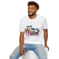 thumbnail image 6 of Car Graphic Unisex Cotto Softstyle Art Design with Hot Wheels Artwork Tee 1, 6 of 11