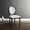 Black Light Gray, variant on Modway Arise Vintage French Upholstered Fabric Dining Side Chair in Black Light Gray