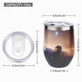 thumbnail image 2 of GZHJMY 1 Pcs Egg Cup, Horsehead Nebula File Contains Grain 304 Stainless Steel Vacuum Insulated Cup, U-Shaped Red Wine Cup Eggshell Cup, 2 of 6