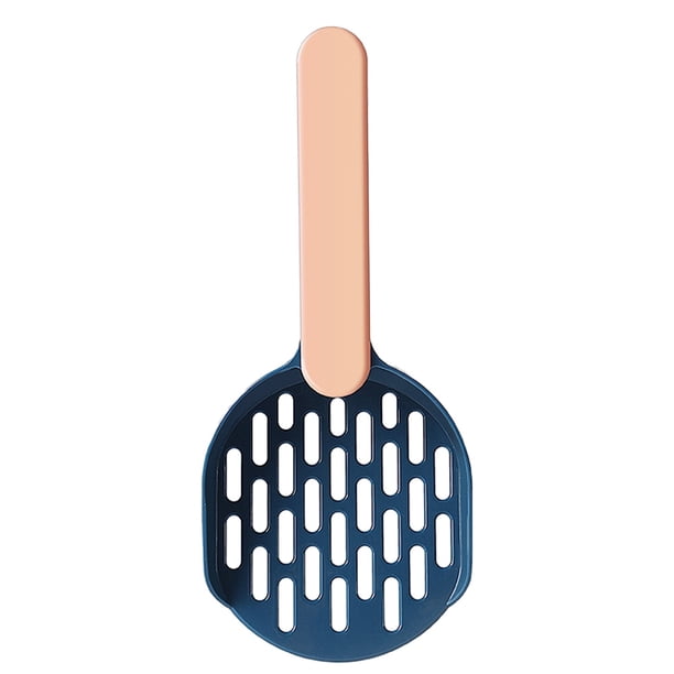 Cuchara para basura con pala de tamiz - Cuchara para basura de plástico ABS duradero, mango sólido y fuerte MFZFUKR CPB-CJZ1058-4