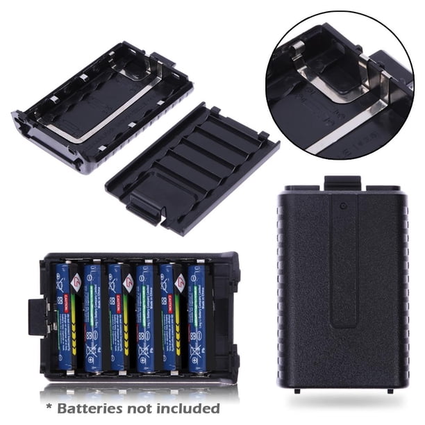 Caja de 6 pilas AAA extendidas para UV-5R 5RA/B/C/D 5RE+