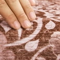 thumbnail image 6 of Toyoso 5'x7' Distressed Persian Area Rug - Rustic Brick Red & Terracotta Silicone Rug, Antique Southwestern Washable Floor Decor, Non-Slip Low-Pile Indoor Mat for Living Room & Study Office, 6 of 9