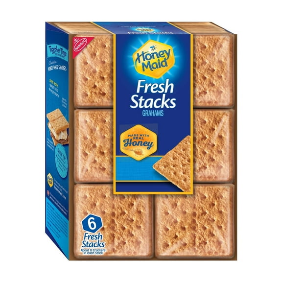 Honey Maid Honey Graham Crackers Fresh Stacks, 12.2 oz (Pack of 4)