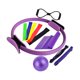 thumbnail image 2 of Juego de 11 aros y pelotas de pilates con bandas de resistencia para estiramientos Púrpura, 2 of 9
