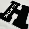 thumbnail image 4 of Honor The Gift Men's Campus Chennile Logo Oversized Box Fit Crewneck Sweatshirt (Small, White), 4 of 5