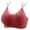 Red, variant on Sngxgn Womens' Sports Bra Longline Wirefree Padded with Medium Support(Khaki,One Size)