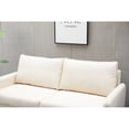 thumbnail image 2 of Kingway Furniture Almor Velvet Living Room Sofa in Beige, 2 of 5