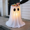 thumbnail image 4 of Halloween Candy Bowl Stand with String Lights & Sticker Sheet, Outdoor Decor for Front Door Entryway & Party Scene, 4 of 5