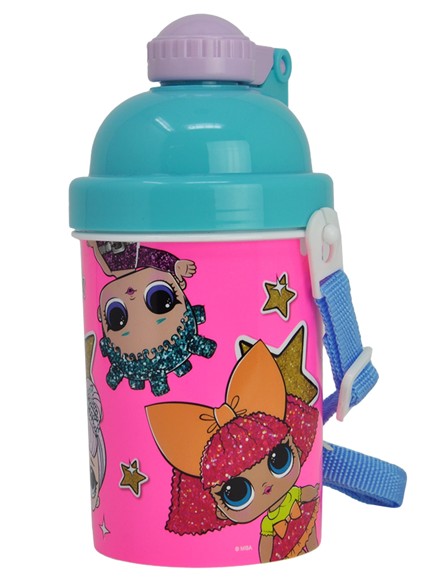LOL Surprise Water Bottle w// Star Shaped Reusable Ice Cubes 14oz