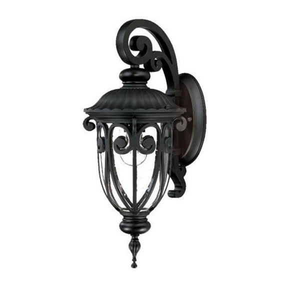 Acclaim Lighting 2102BK 18 in. Naples 1-Light Matte Black Wall Light