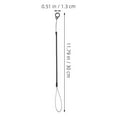 thumbnail image 2 of LULULION 8Pcs Black Minimalist Stretch Stylus Pen Lanyard Cord for Phone Attachment and Decoration, 2 of 8