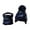 Black, variant on lnmuld Solid 2 Piece Kids Dinosaur Jacquard Pom Pom Beanie Hat Neck Warmer Set Fleece Lined Winter Accessory for Boys Navy,2-6 Years