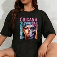 thumbnail image 1 of Camiseta de Estilo Chicana para Mujer 100% Algodón - Ropa Lowrider México, 1 of 7