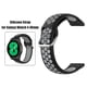 thumbnail image 4 of Pulsera de silicona correa ajustable para Samsung Galaxy Watch (negro + gris), 4 of 9