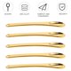 thumbnail image 4 of 25 cucharas para crema facial, cremas para ojos, lociones, esencias, cucharas de metal, raspador de metal, cucharas para cremas para ojos, Miss Girl, 4 of 6