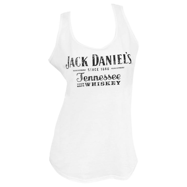 Kollisionskursus Metafor Fahrenheit Jack Daniels Women's White Tennessee Whiskey Tank Top-Medium - Walmart.com