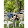 thumbnail image 2 of Outdoor Tablecloth with Umbrella Hole and Zipper, Halloween Round Table Cloth 60 Inch Waterproof Tablecloth, Spooky Black Crow Skull Head Tree Brown Picnic Table Cover for Patio Camping, 2 of 7