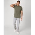 thumbnail image 5 of Hanes Originals Men's Tri-Blend T-Shirt (Big & Tall Sizes) Fatigue Green 3XT, 5 of 5