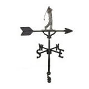 Montague Metal Products WV-288-SI 200 Series 32 In. Swedish Iron Golfer Weathervane