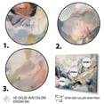 thumbnail image 3 of Designart "Vivid Waves Fluid Shades of Grey and Blue I" Oversized Abstract Framed Wall Art - Modern Grey Abstract Painting Entryway Framed Wall Art Print, 3 of 6