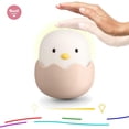 thumbnail image 4 of Nattlampa för barn - Chick Nightlight - USB uppladdningsbar silikon LED-lampa med touchkontroll, 4 of 5