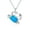 Aqua, variant on Bling Jewelry Womens Nautical Gemstone Blue Opal Crab Pendant Necklace Sterling Silver