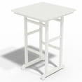 thumbnail image 4 of JUSTLET 3 Piece High Bar Set, HDPE Eco-Friendly Weatherproof Material, 2 High Bar Chairs and 1 Table, Frog Themed Patio Furniture, Indoor/Outdoor Bistro Set, White, 4 of 9