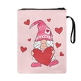 thumbnail image 2 of HELLHERO Heart Gnome Love 1 pc Book Covers with Handle Polyester Fabric Book Storage Bag for Textbooks Women 8.66 x 11.42, 2 of 8