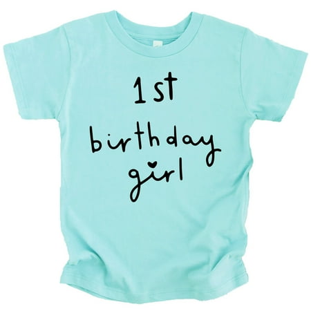 

Girls 1st Birthday Shirt Heart Birthday Girl Shirt for Baby Girls One Year Old Retro Birthday Chill Shirt 12 Months