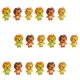 thumbnail image 3 of 18Pcs Adorable Lion Erasers 3D Animals Erasers Cartoon Lion Erasers Kids TPR Erasers, 3 of 3